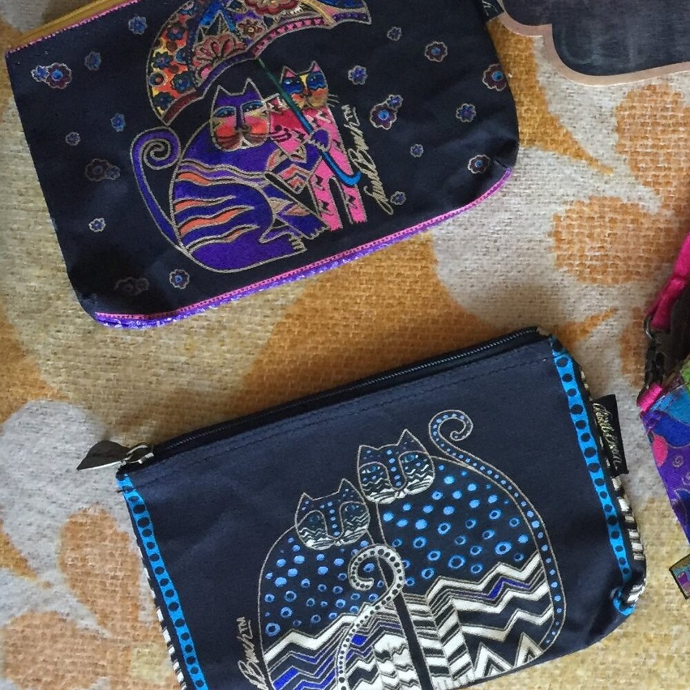 Laurel Burch Cat Bag Bundle: 3 Brand New Bold & Joyful Bags Set - Picture 5 of 5